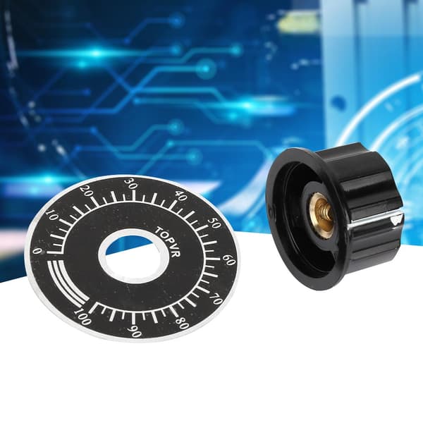 MF A03 Potentiometer Riflet Knapper Volumenkontrolhætte Digital Skalaplade