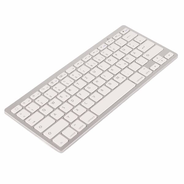 Bluetooth-tangentbord Trådlöst Ultratunt Bärbart Tyst Universellt för iOS Android Windows Bärbar dator PC