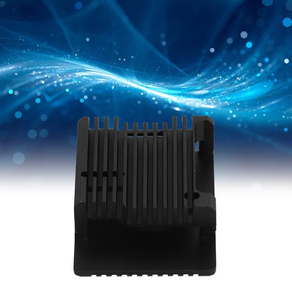 Etui til Raspberry Pi 3 Model B B+ Sort aluminiumslegering anodisk oxidation CNC-skal