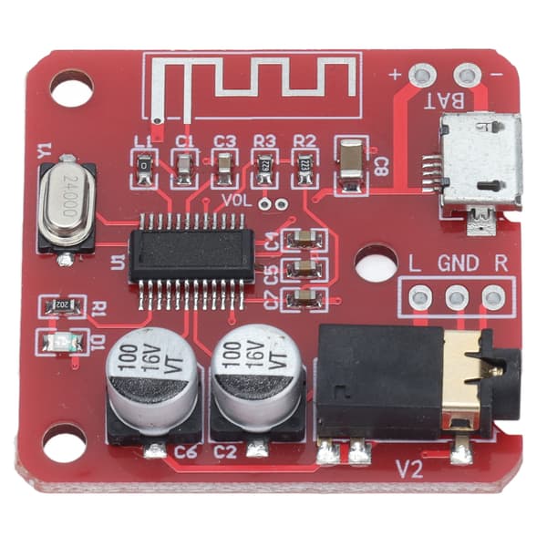 Bluetooth Audio Receiver Board 5.0 HD Audio MP3 Lossless Decoder Trådløs Transmission XH‑A250