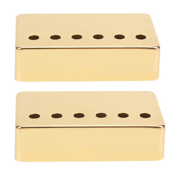 2x Elgitarr Pickup Skalöverdrag Nickel Guld 50/52 mm Gitarrreservdelar