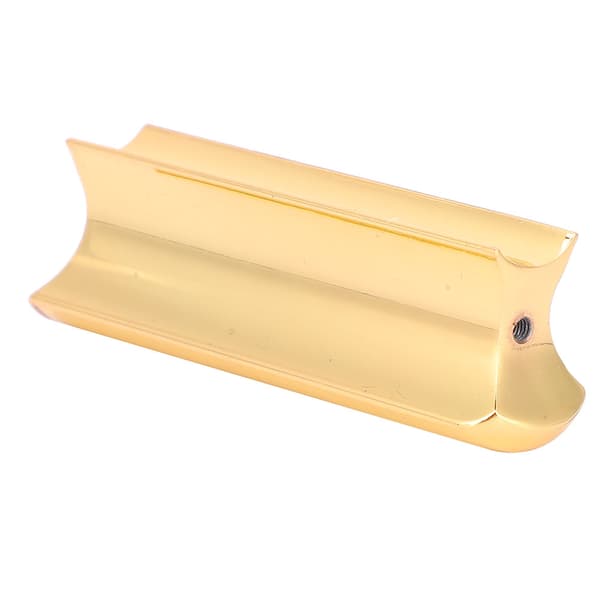 Pearse Hawaiian Metal Gitarr Slide Tone Bar för Stränginstrument (Guld)