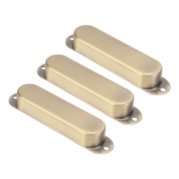 3 st elgitarr single coil pickup-skydd koppar cyan brons hårdvaruset