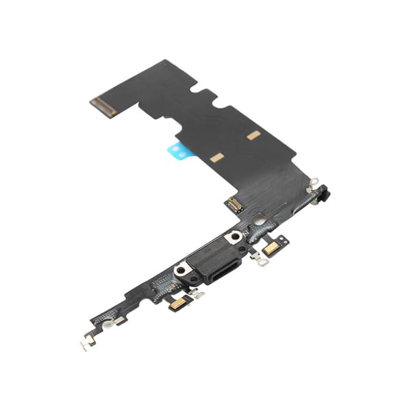 iPhone 8 Plus Opladningsport Udskiftning Flexkabel, USB-stik Dock, Sort