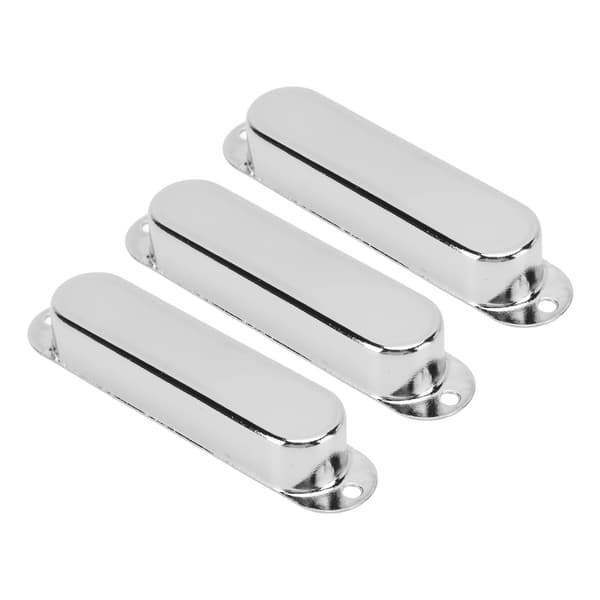 3-pack elgitarr single coil pickup-skydd koppar gitarrtillbehörssats silver
