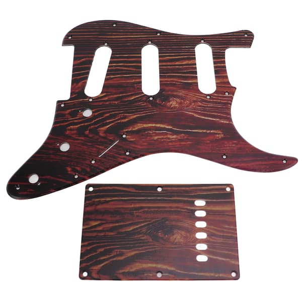 Guitar SSS PVC Pickguard Scratchplate Shield Board Bagplade Dele Tigerstriber