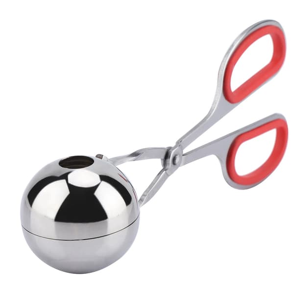 304 rustfrit stål non-stick kødboller risboller klip maker form køkkenredskab (rød)
