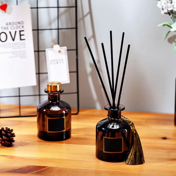 50 ml Reed Diffuser Tar Bort Lukt Eldfri Diffuserolja Naturlig Diffuser för Kontor