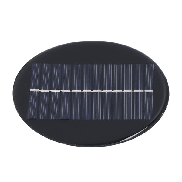 0,8W 6V 10cm Rund Solpanel DIY Solpanel Solladdningskort för Solljus
