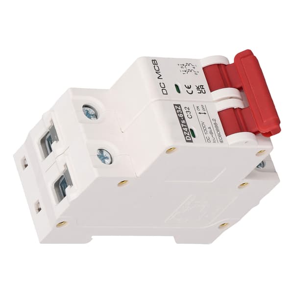 2P Lille afbryder 6000A brydeevne solcelleanlæg mini afbryder DC1000V 32A