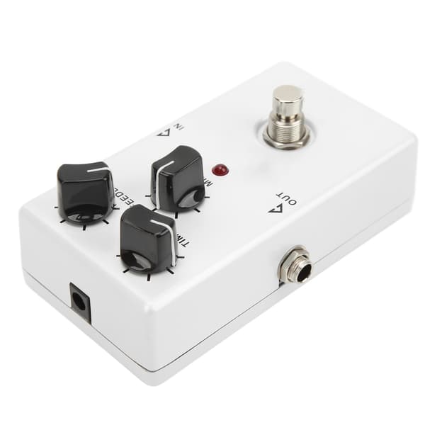 Delay Stompbox BBD Analog Krets för Elgitarr Mono Effekt med 3 Kontrollrattar 30mA
