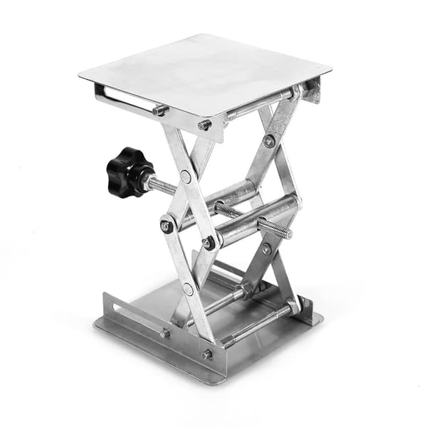 100X100mm Laboratorieløft Løfteplatforme Stativ Saks Rustfrit stål