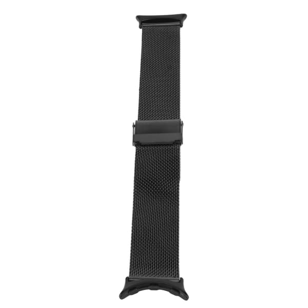 Magnetiske Mesh Loop-remme til Google Pixel Watch Band Justerbar Urrem i Rustfrit Stål Sort