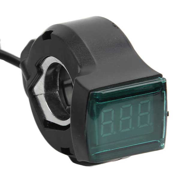 Elektrisk Cykel Tommelfingergas, Fingerhastighedsaccelerator med Rød LED-display til E-cykelcontroller