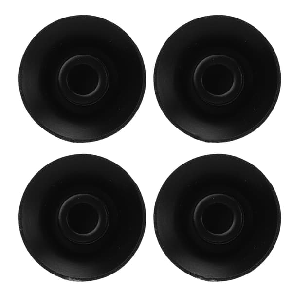 4-pack gitarrknopp plast Pro 24 fina splines baskontrollknopp ersättning svart