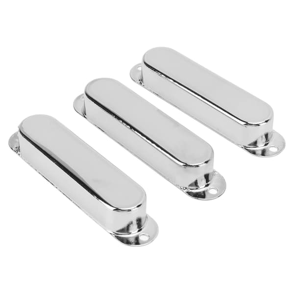 3-pack elgitarr single coil pickup-skydd koppar gitarrtillbehörssats silver