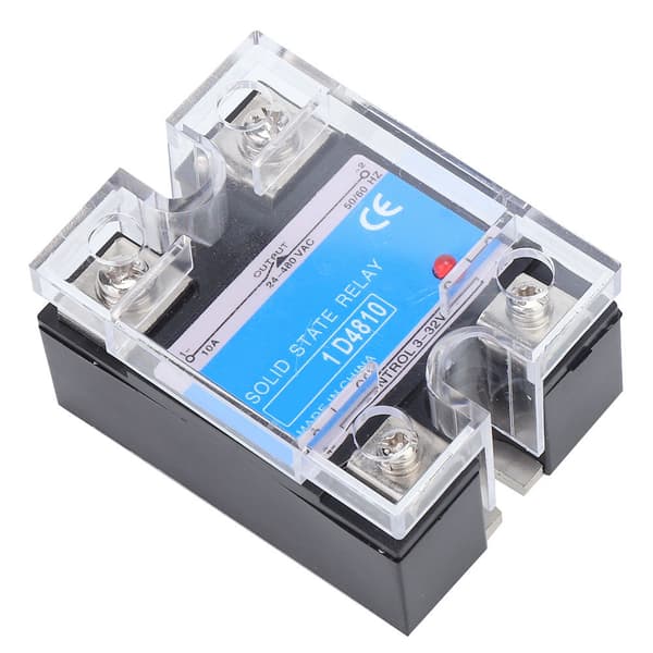 Solid State Relä 3-32VDC Ingång 24-480VAC Last DC AC SSR Elektrisk Utrustning (BERM-1D 4810)