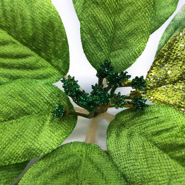 Juleblommor Julgransdekorationer Tygsimuleringsblommor