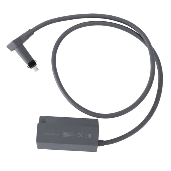 Rektangulær satellit bredbånds Ethernet-adapter i gummi til eksternt kablet netværk, 1 pakke