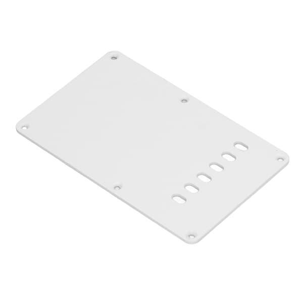 2 st vit PVC elgitarr bakplatta 6 hål robust elegant plektrumskydd bakplatta