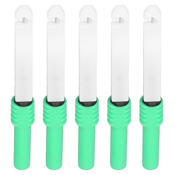 5 stk. testprobe-piercingnål 0,7 mm med kappe, testsæt til multimeter, grøn