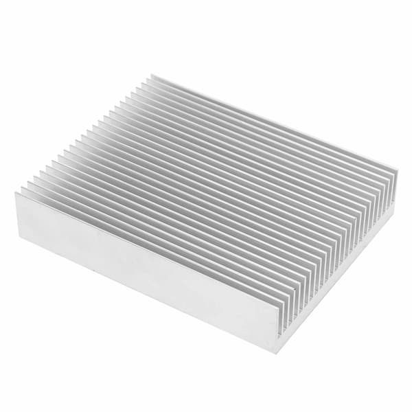 Aluminium køleplade køleradiator CPU-køler industrielle kontrolkomponenter Q80x20x100
