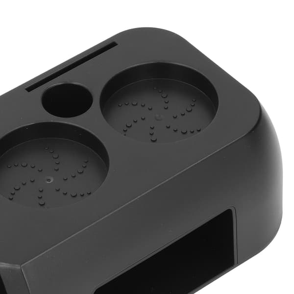 Espresso Stampestation ABS Alsidig Tamper Baseholder til Hjemmet Mat Sort