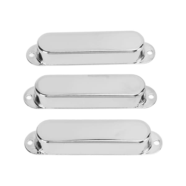 3-pack elgitarr single coil pickup-skydd koppar gitarrtillbehörssats silver