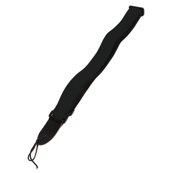 Bred nyloninstrumentrem för bas, akustisk elgitarr, ukulele, justerbar längd med klämma, 1-pack