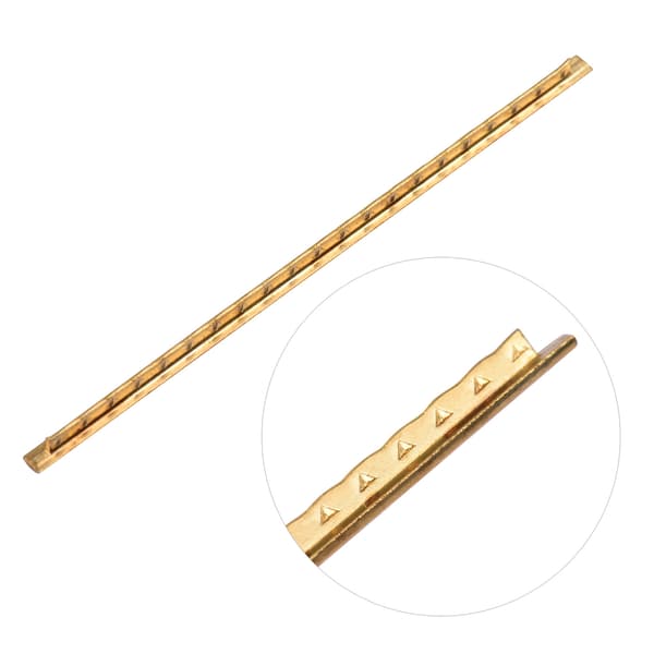 6 st flerfärgade nylonsträngar för klassisk gitarr & 21 st 2,2 mm breda bandtrådar i mässing för klassisk gitarrsträngsatsbyte