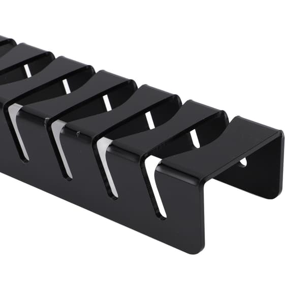 Klar Modern Kompakt Baseballkepsställ Display Organizer för Vardagsrum Sovrum Hall Svart