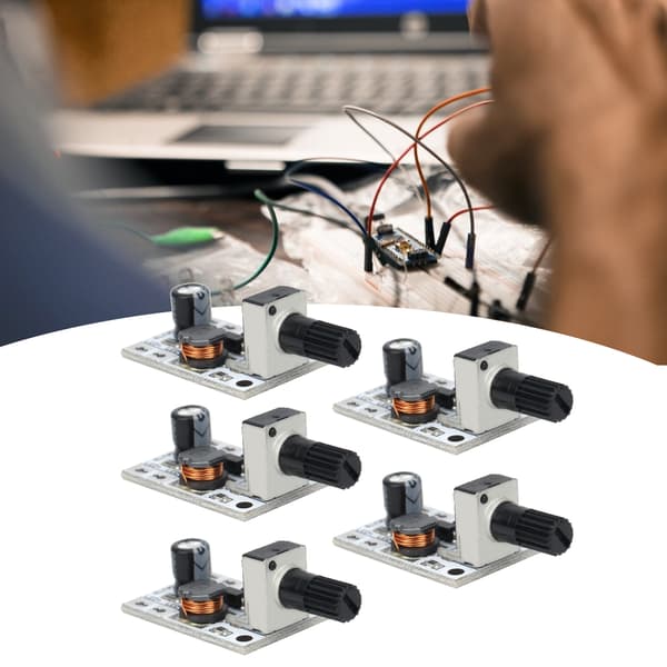 5 stk. DC 6-24V 20W Justerbar Lysstyrke LED Driver Switch PWM Lysdæmper Controller
