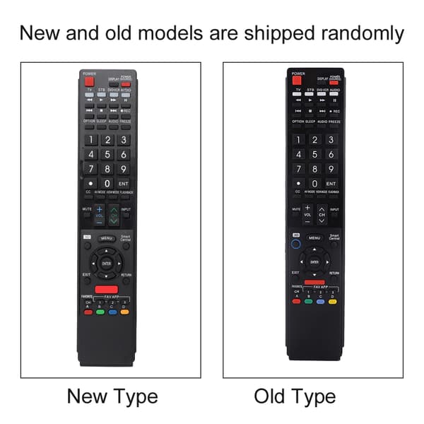 Universal erstatningsfjernbetjening GB118WJSA til Sharp LCD LED TV - Bærbar controller