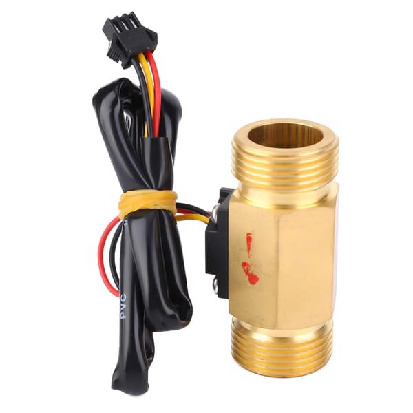 G3/4in Hall-effekt flowmåler han-han gevind 1~30l/min flow sensor måler