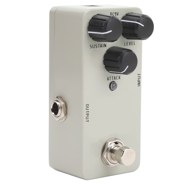 Kompakt elgitarrkompressorpedal Helt analog krets Enkel effekt True Bypass 9V DC