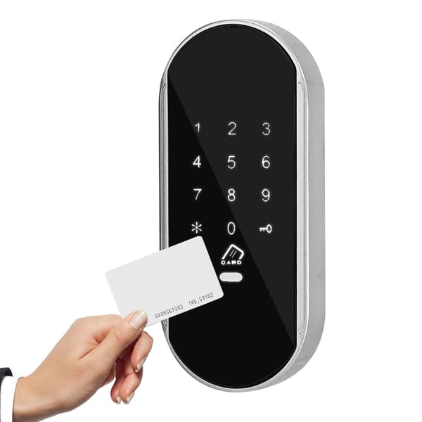 Pekknappsatslås med RFID-kortsensor för skåp, kodat skåpsäkerhet