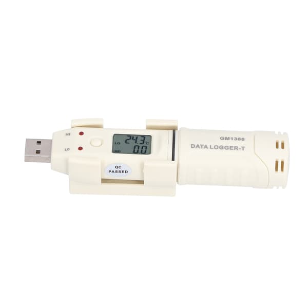 Digital termometerlogger USB Smart LED för inomhusbruk