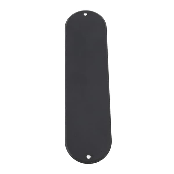 Vanlig 32 mm plastgitarrplektrumskyddsplatta, oförborrad, obehandlad vit, för elgitarr i Tele-stil, 1-pack