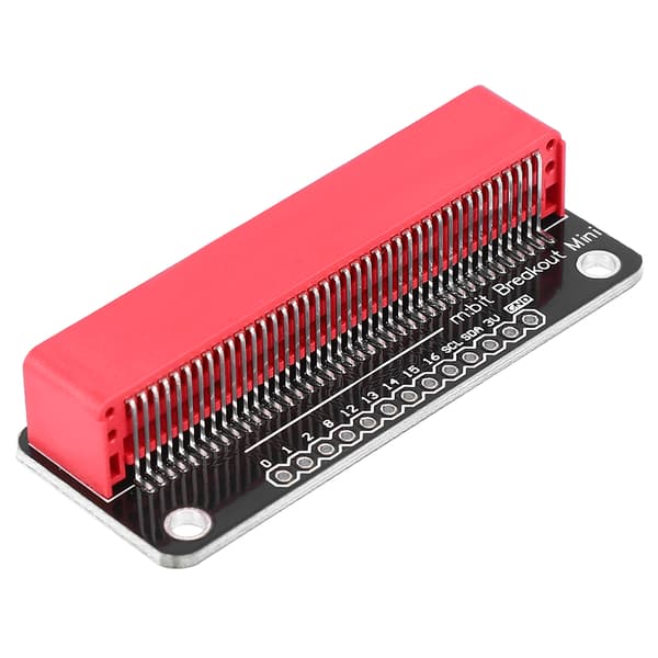 Förlängningskort Guldplätering MINI/Micro:bit Komponentdelar 2,54 mm stift (röd)