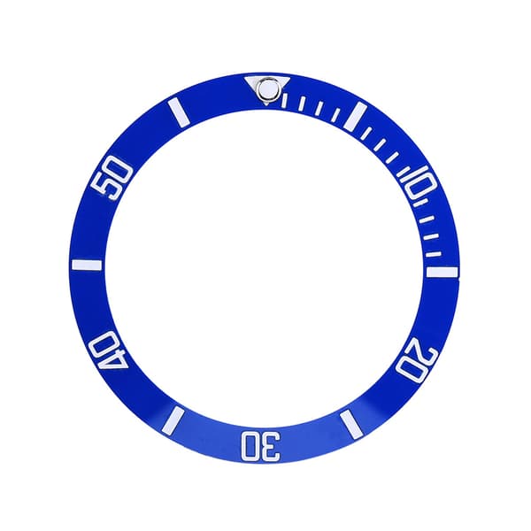 Klocka Armbandsur Aluminium Material Loop Bezel Insert Ring Ersättningsdel (Blå)