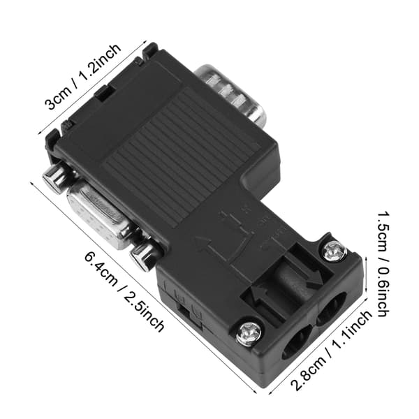 Procesfeltbus PLC 6ES7 972-0BB12-0XA0 DP-stik