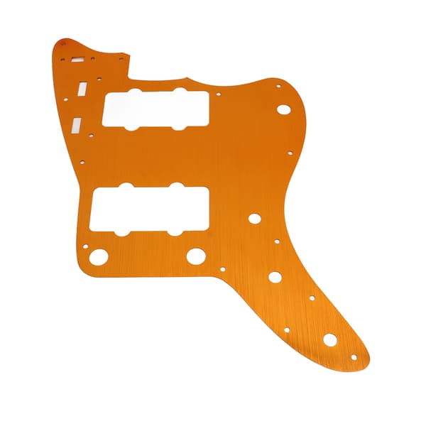 Elgitarr Aluminiumlegering Scratchplate Guld Snabbmonterad Anti-Rep Reserv 1-Pack
