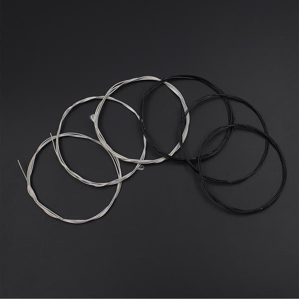 6st/set (.028-.043) Klassisk Spansk Gitarr Nylonsträngar 2 Färger Standard Spänning