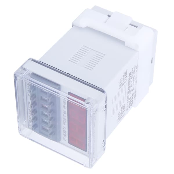 BERM JZF-10A LCD Tidsrelæ Motor CW/CCW Controller Timing Switch 0.1S-99H 12V AC/DC