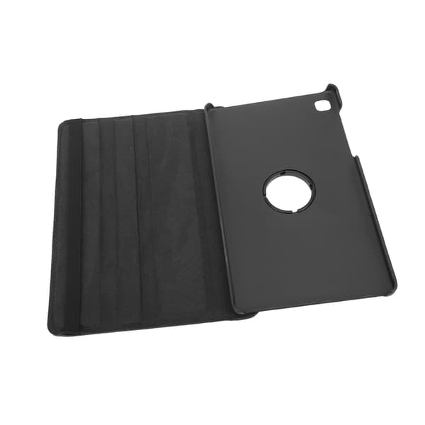Roterbart tablet-etui, kunstlædercover til Galaxy Tab A7 Lite T220 T225 8.7\", sort