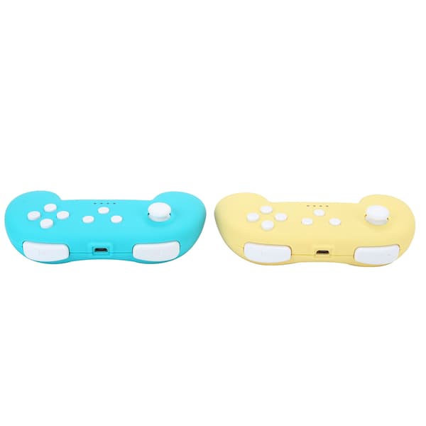 Trådlös handkontroll för Switch Pro Mini Gamepad Grip för NS Lite Dubbel Vibration Grön Gul
