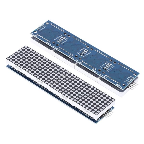 Dot Matrix Kontrolmodul LED Single Chip Mikrocomputer Controller 4-i-1