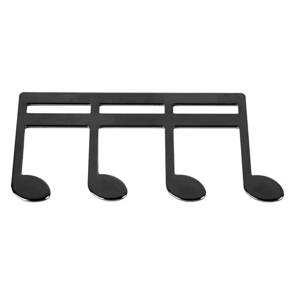 Sort metalnodeklips, bærbar nodeholder til klaver- og guitarnoder, justerbar bogklips, 1 pakke