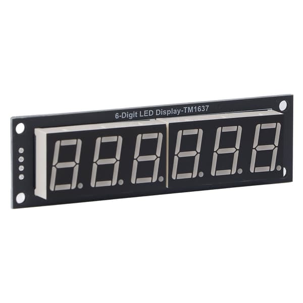 0.56in 6-cifret 7-segment displaymodul TM1637 Driver LED Digitalrørmodul 5V 2Pin IO