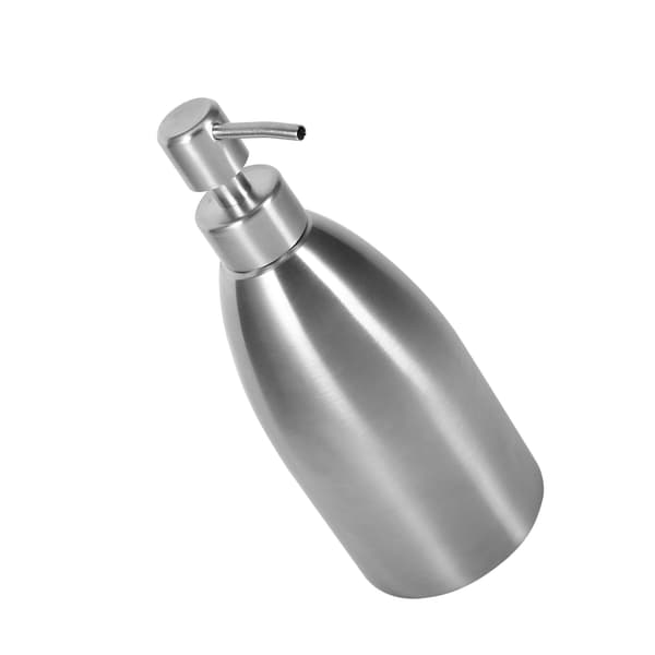 500 ml sæbedispenser i rustfrit stål til køkkenvask, badeværelse, shampoo-boks, sæbebeholder